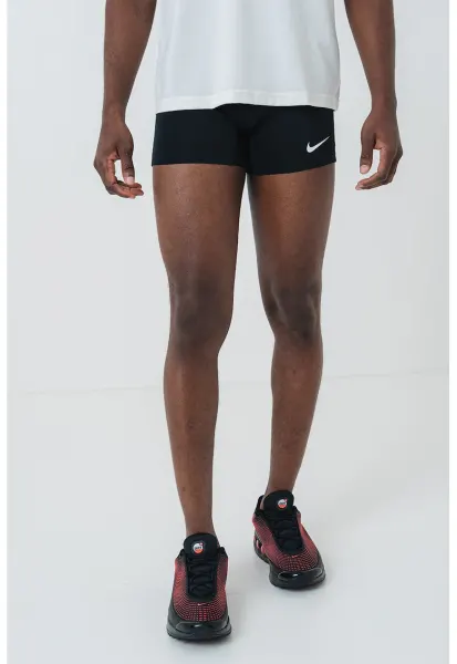 Colanti scurti cu logo - pentru fitness - Negru