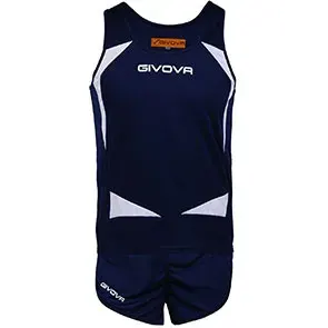 Compleu alergare barbati Givova Kit Sparta, blu-white