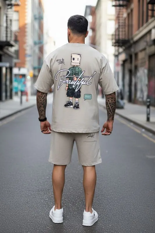 Compleu barbati de vara engros tricou cu pantaloni scurti