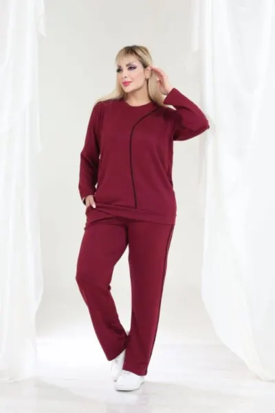 Compleu batal dama, cu dunga contrast, en-gross