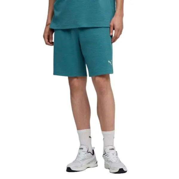 ESS ELEVATED Relaxed Shorts 9   Emerald I 692021-41