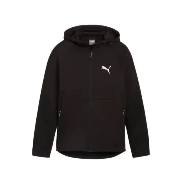 EVOSTRIPE Full-Zip Hoodie DK PUMA Black 678995-01