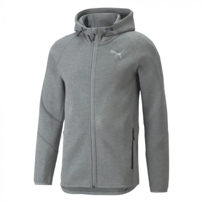 Evostripe Full-Zip Hoodie Medium Gray He