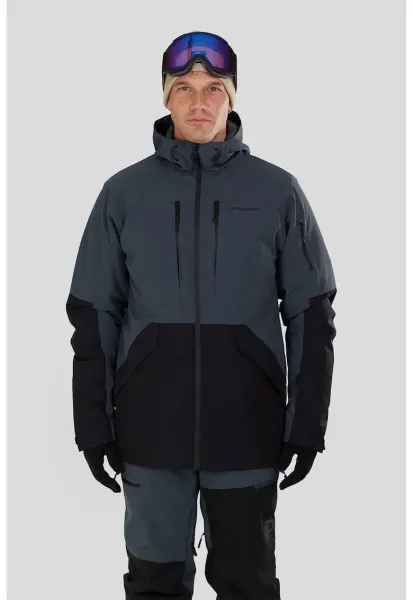 Geaca cu aspect contrastant - pentru schi Baily Allmountain - Negru/Albastru ultramarin