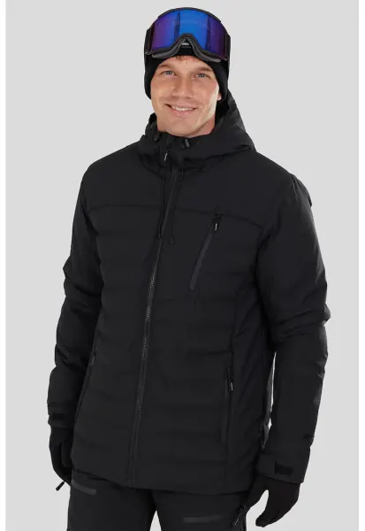Geaca cu aspect contrastant pentru ski Fairfield - Negru