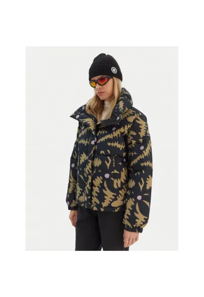 Geaca de ski dama  negru - maro