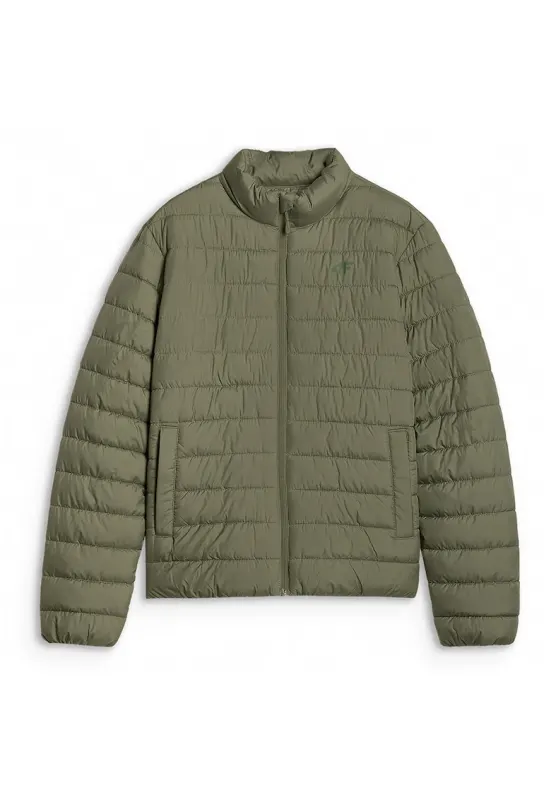 Geaca Matlasata din Puf Sintetic pentru Barbati - Confortabila si Durabila - Kaki -  Rezistenta la Umezeala - Ideala pentru Multi Active Outdoor - Sezon AW25