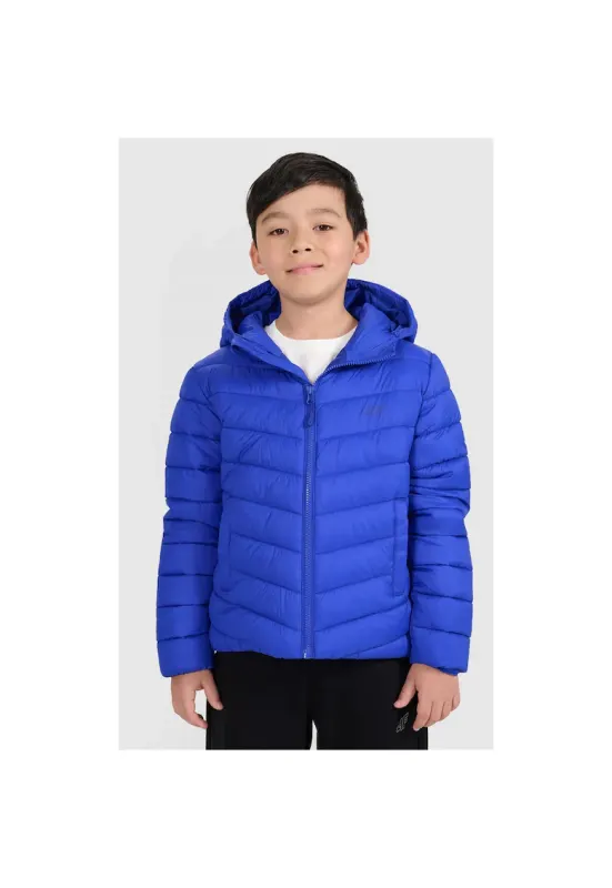 Geaca sport baieti -  poliester - albastru -
