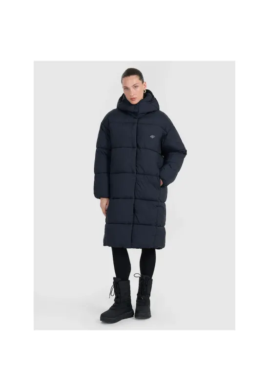 Geaca sport matlasata - neagra - poliester -