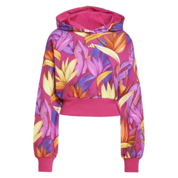 Hanorac ADIDAS pentru femei FARM HOODIE - JD6283