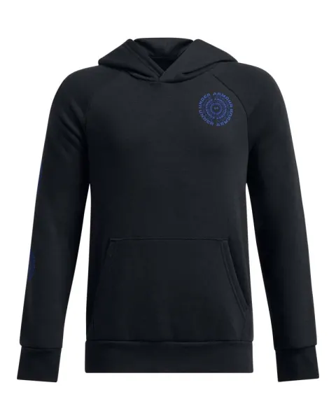 Hanorac Baieti RIVAL FLEECE SPIRAL LOGO HOODIE Under Armour
