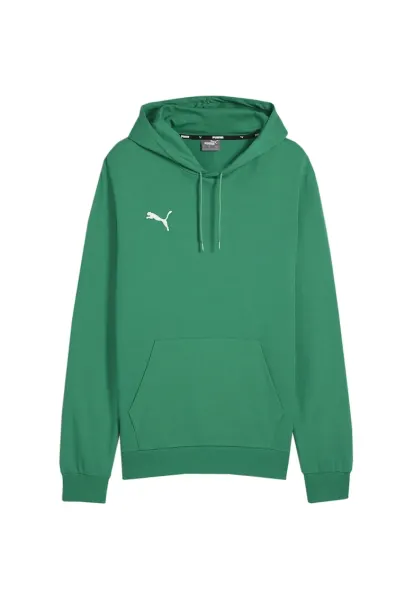 Hanorac barbati Puma Team Goal Casuals - verde - bumbac - gluga reglabila