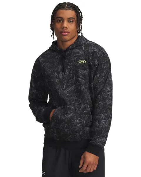 Hanorac Barbati RIVAL FLEECE PRINTED HOODIE Under Armour