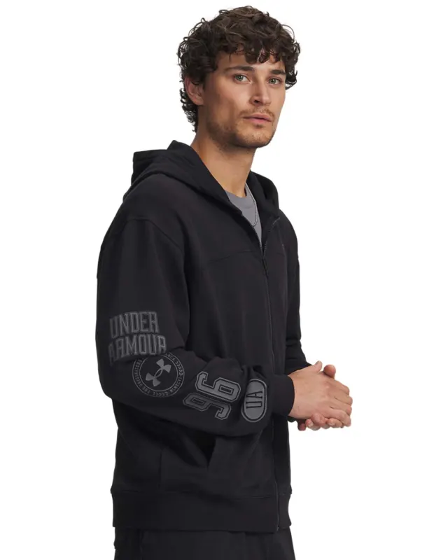 Hanorac Barbati RIVAL LIGHTWEIGHT GRAPHIC FULL ZIP Under Armour