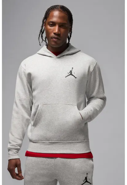Hanorac cu buzunar kangaroo - pentru baschet Jumpman - Gri deschis melange