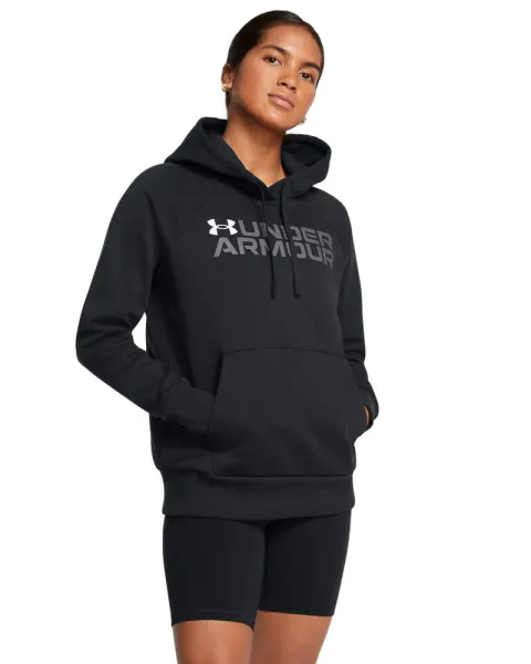 Hanorac Dama RIVAL FLEECE WORDMARK HOODIE Under Armour