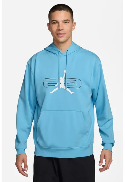 Hanorac din material fleece cu logo pentru baschet - Turcoaz