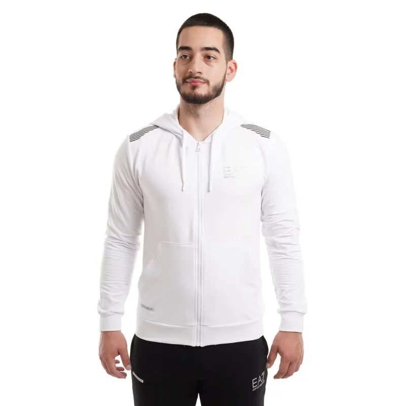Hanorac EMPORIO ARMANI EA7 pentru barbati TRAIN 7 LINES M HOODIE FZ COFT - 3DPM45PJLIZ01100