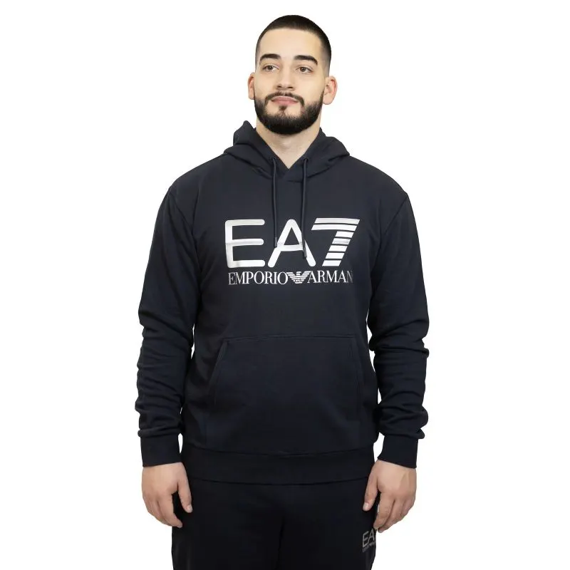 Hanorac EMPORIO ARMANI EA7 pentru barbati TRAIN LOGO SERIES M OVERSIZE LOGO HOODIE - 6DPM16PJSHZ01562