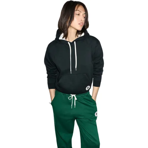 Hanorac femei Converse Chuck Patch Hoodie CVW6H111-BLK