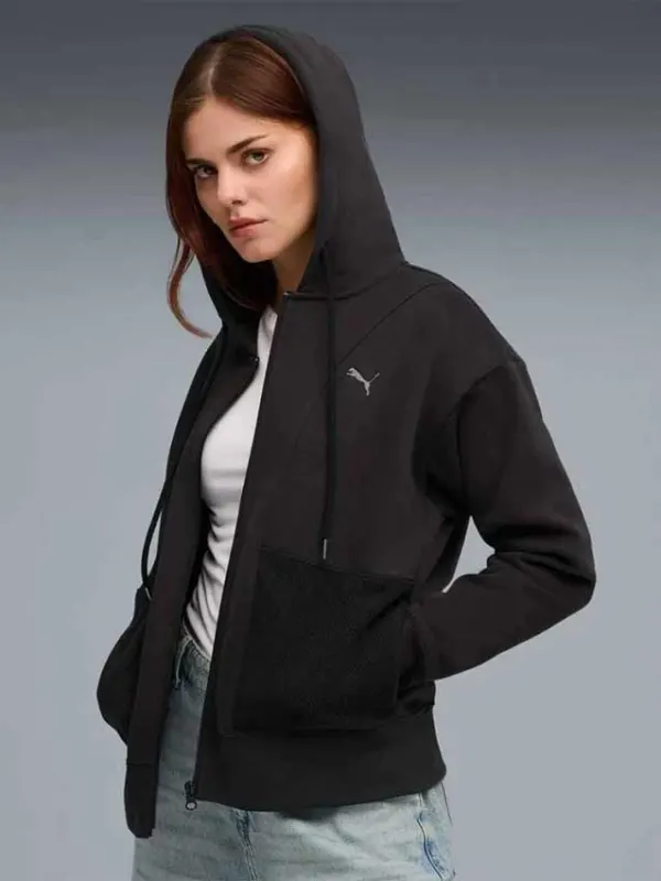 Hanorac Her Relaxed Full-zip Fl