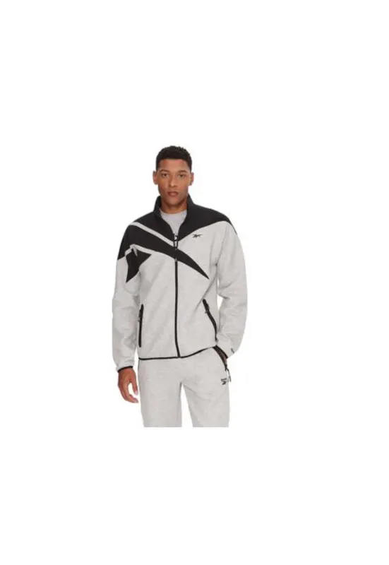 Hanorac sport barbati -  bumbac/poliester - negru/gri