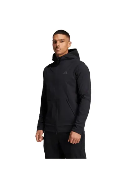 Hanorac sport barbati  Designed For Training - Cold.rdy - negru - material tehnic
