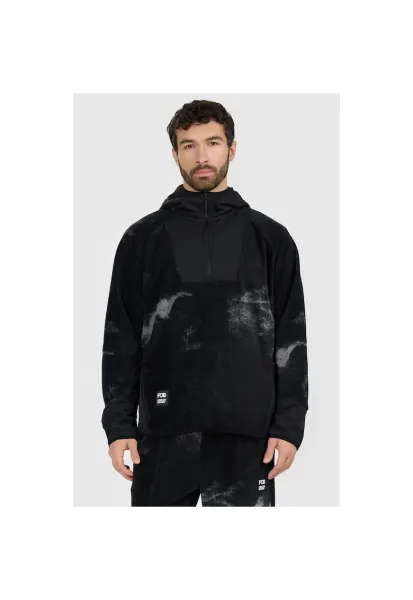 Hanorac sport barbati  din poliester - negru