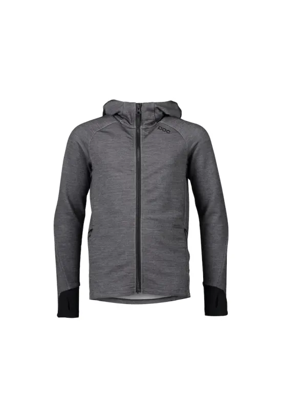 Hanorac sport copii - lana - gri -