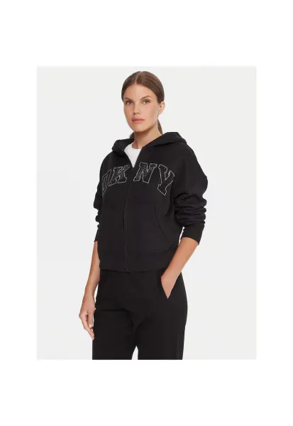 Hanorac sport dama -  negru -