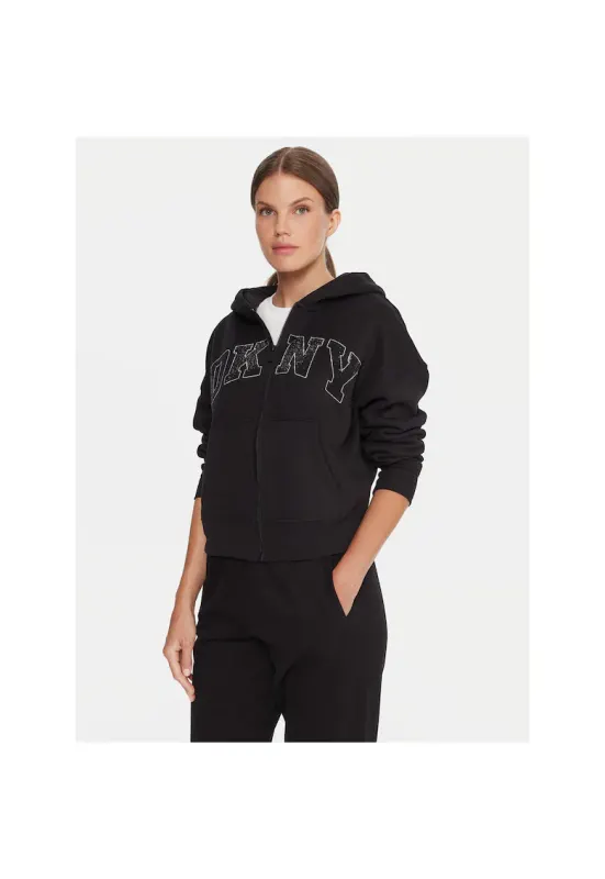 Hanorac sport dama -  negru -