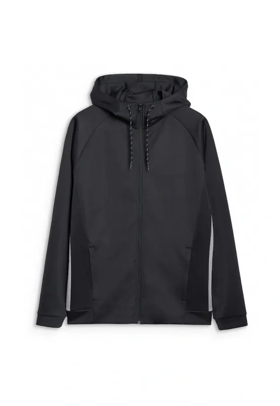 Hanorac sport  negru - gluga reglabila - tehnologie 4FDry - marime