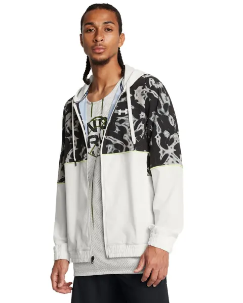 Jacheta Barbati ZONE WOVEN PRINTED JACKET Under Armour