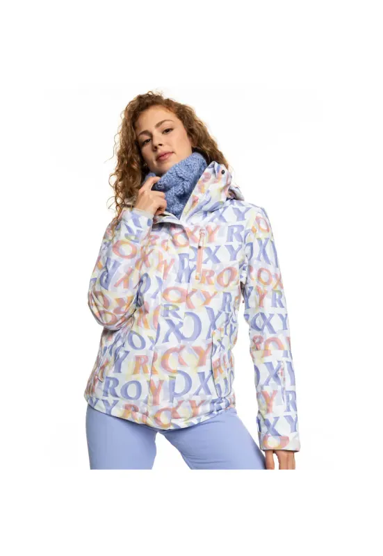 Jacheta de ski -  Poliester - Multicolor - Alb