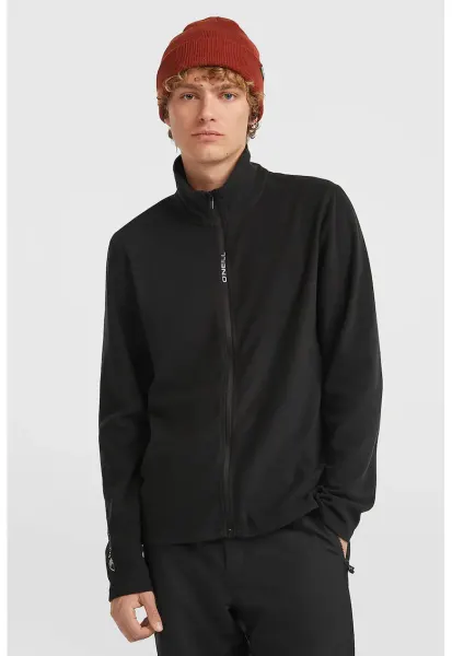 Jacheta slim-fit din fleece cu fermoar - pentru schi FWC Cruz Jack - Negru