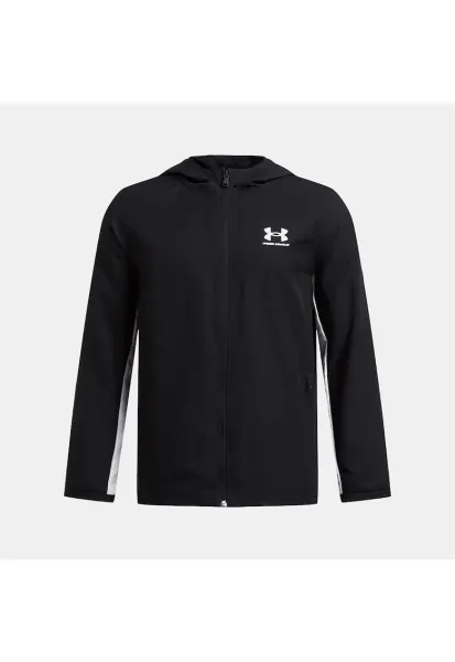 Jacheta sport barbateasca -  model Rival Woven - material sintetic - negru -