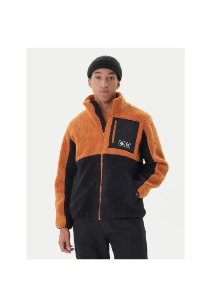 Jacheta sport barbati  polar - maro/negru