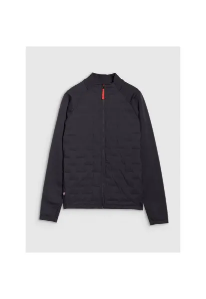 Jacheta trekking poliester -  Primaloft ThermoPlume - poliester - neagra - primavara-vara