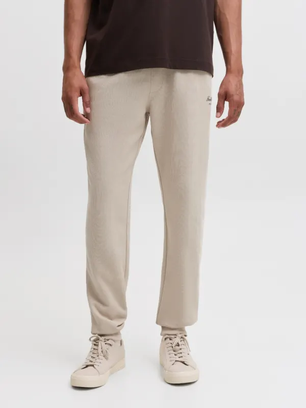 Jack & Jones Pantaloni de trening barbati, JPSTGORDON ARCHIVE, Regular fit, Crem (SELECTATI MARIMEA: XL)
