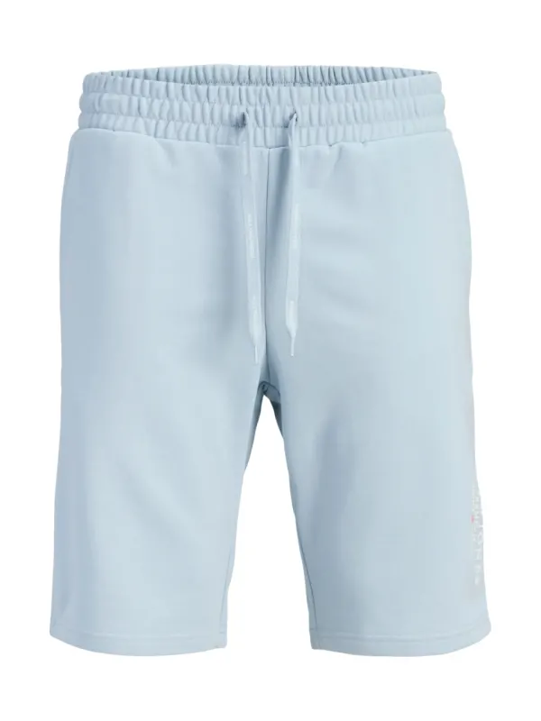 Jack & Jones Pantaloni scurti de trening barbati, JPSTARCHIE, Regular Fit, Albastru deschis (SELECTATI MARIMEA: M)