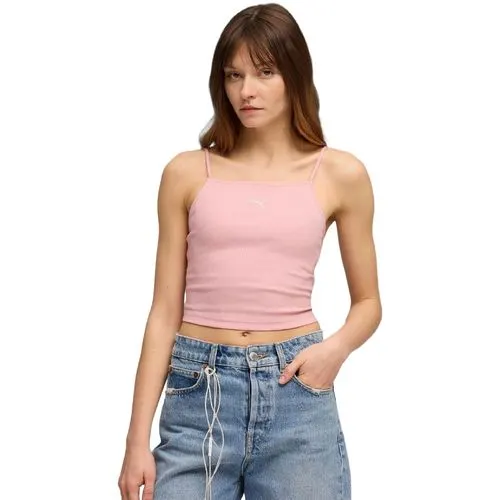 Maiou femei Puma Wardrobe Ess Ribbed Tank Top 62977126