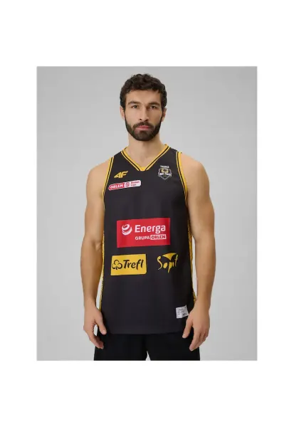 Maiou sport  negru - poliester