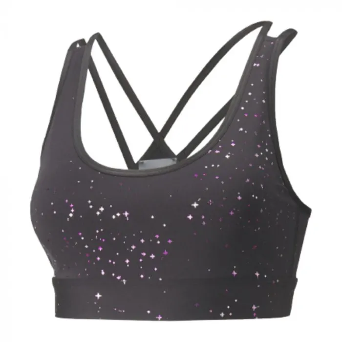 Mid Impact Stardust Crystalline Bra Puma
