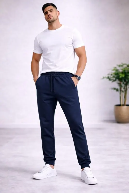 Pantalon Barbart Trening Bleumarin,Engros