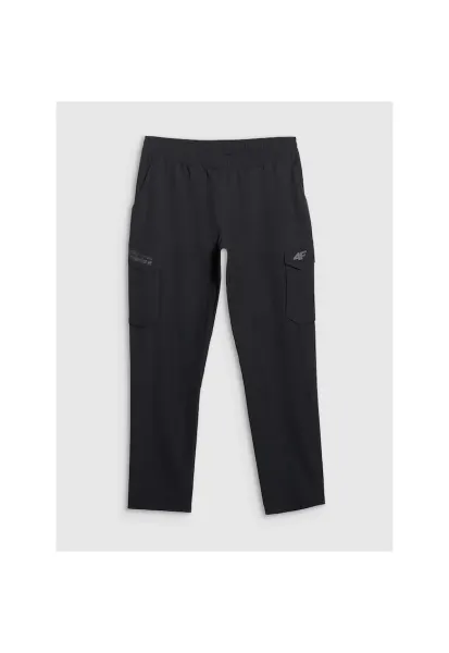 Pantaloni Antrenament Barbati -  Uscare Rapida - Buzunare Cargo - 37945 - Negru
