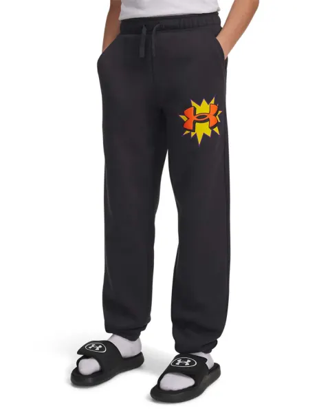 Pantaloni Baieti RIVAL FLEECE GRAPHICS JOGGER Under Armour