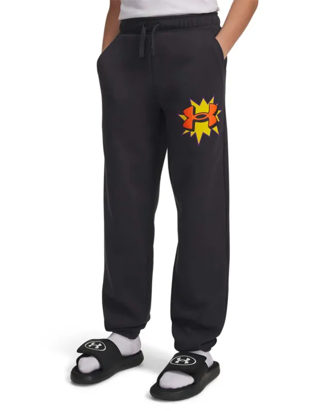 Pantaloni Baieti RIVAL FLEECE GRAPHICS JOGGER Under Armour