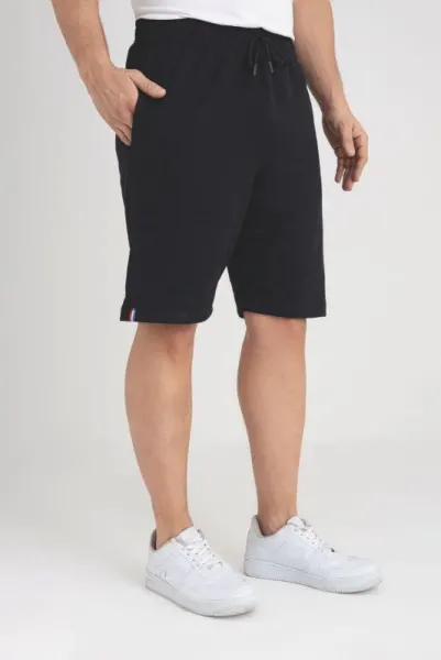 Pantaloni Barbat Berfin Trening Capri Negru Batal Engros