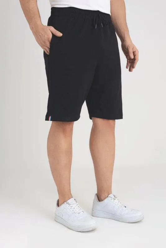 Pantaloni Barbat Berfin Trening Capri Negru Batal Engros