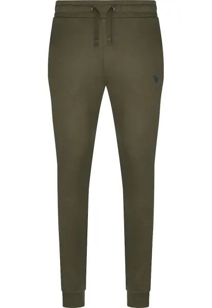 Pantaloni Barbati  NIKY Khaki cu Talie Elastica si Buzunare Profunde - Kaki